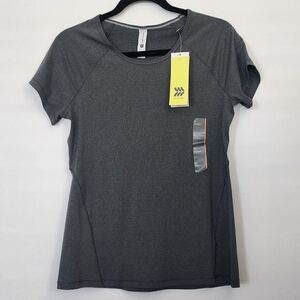Women's Short Sleeve Run T-Shirt - All in Motion Charcoal Gray S, L,